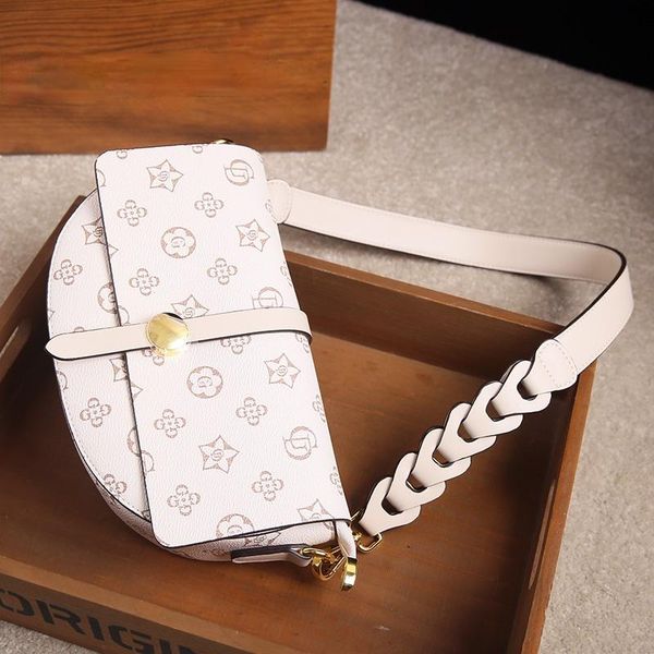 

evening bags 100% real cowhide 2021 fashion trend letters all-match chain one-shoulder messenger handbag for women petit sac femme