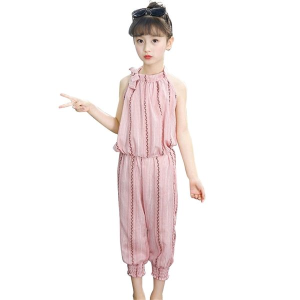 

kids summer clothes striped girls outfits vest + short 2pcs set teenaeg children's for girl 210527, White