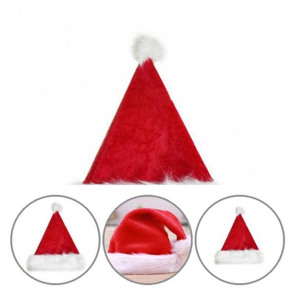 

party hats breathable useful warm christmas hat decor santa claus fine workmanship for women