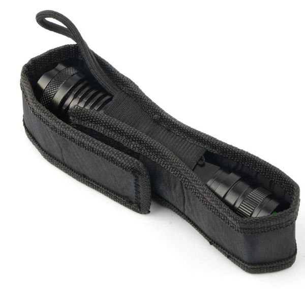 

black nylon holster holder belt pouch case for led flashlight torch f00046 spdh