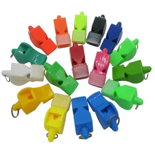 

50 pcs non-nuclear professional referee whistle fox plastic life-saving special for game