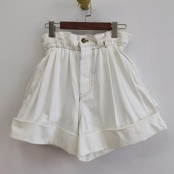 

women's shorts 2021 summer casual ladies loose women solid color fashion elegant cotton female t841, White;black