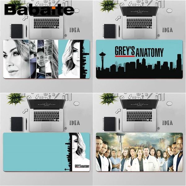 

mouse pads & wrist rests babaite american tv gray's anatomy durable rubber mat pad large keyboards