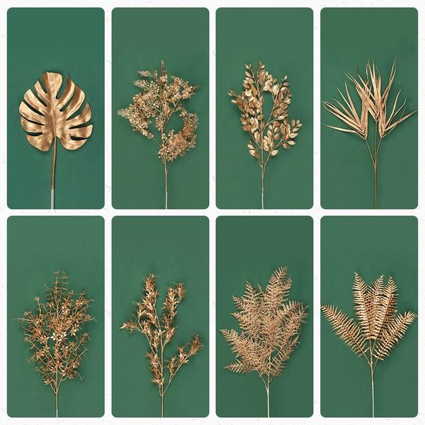

decorative flowers & wreaths golden series wedding decoration artificial plastic various styles home flower arrangement material