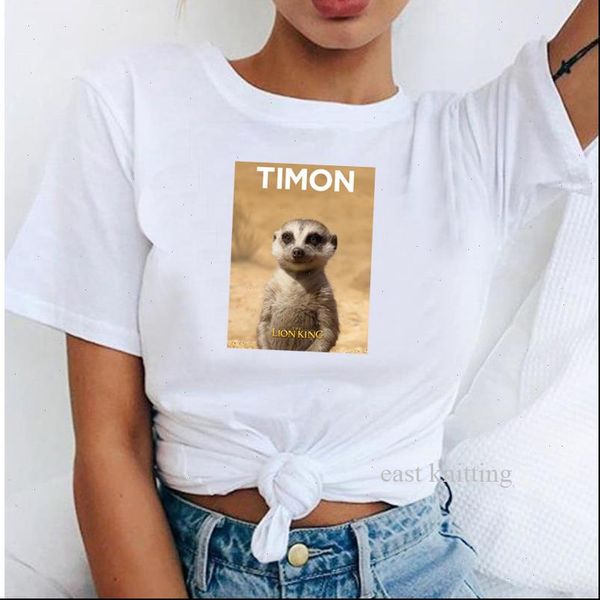 

womens t shirt women summer style short sleeve o neck casual loose female cute cartoon print tees, White