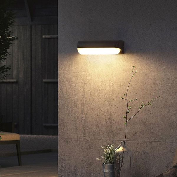

outdoor lighting 12w 20w led wall light aluminum double head lights waterproof garden yard corridor porch door ac110v 220v lamps