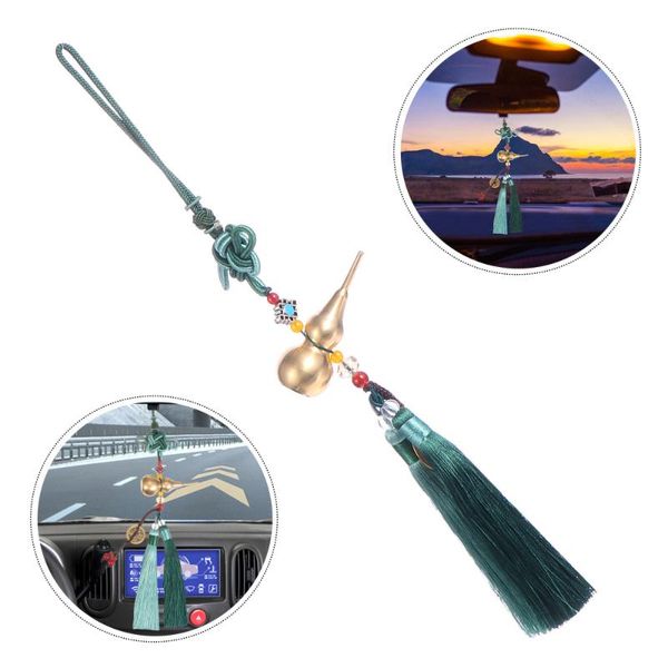 

interior decorations 1pc car ornament tassel hanging feng shui decor