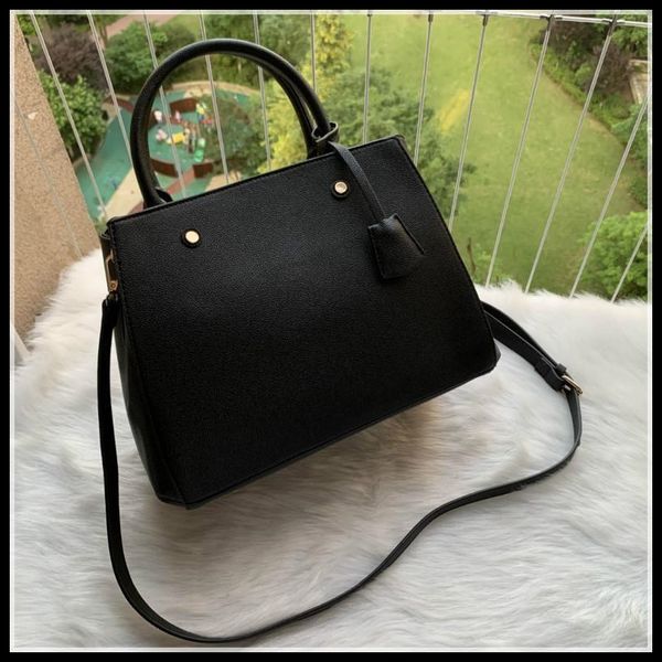 

luxurys designers fashion womens handbags purses montigne bag women tote brand letter embossing genuine leather shoulder bags crossbody bag