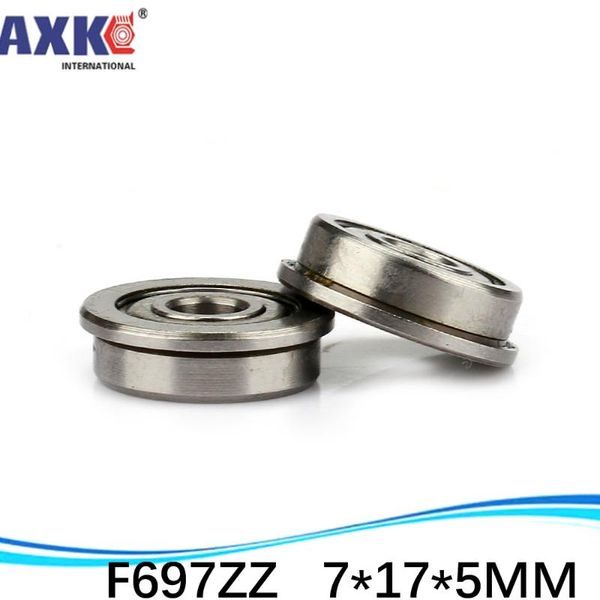 

bearings f697zz flange 697 f697z f697 zz 7*17*5mm abec-5 chrome steel deep groove bearing 7*17*19*5*1.2 mm