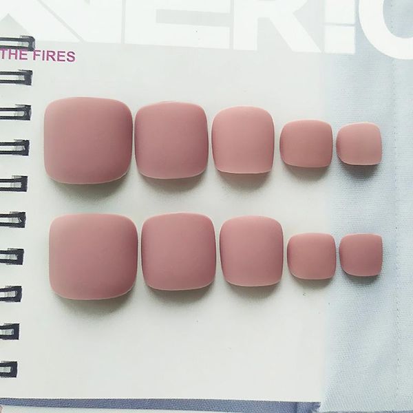 

nail art kits 24pcs gradients wear long paragraph fashion manicure patch false toenail save time wearable jelly