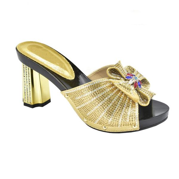 

new fashion african style women shoes lady's shoes slippers for party high heel plus size italian women wedding pumps round toe, Black