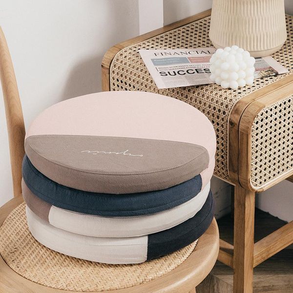 

cushion/decorative pillow round cushion home kitchen office sofa chair seat decorate soft pad polychromatic optional removable