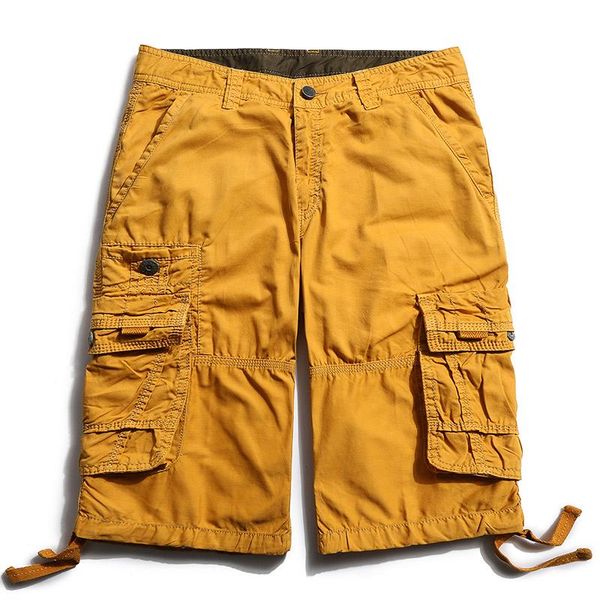 

men's shorts men cargo casual summer cotton slim military mens, White;black