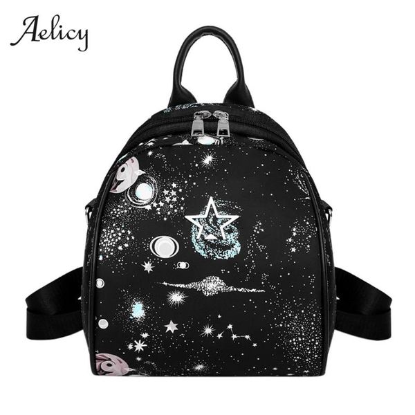 

backpack aelicy women mini nylon small cute schoolbag printing ladies shoulder bags female travel bag mochila