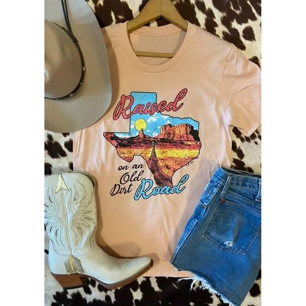 

desert printed women is fashion word 3d printing short slim t-shirt summer casual round neck short short sleeve t-shirt, White