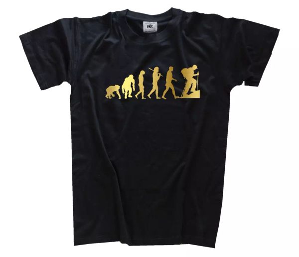 

oro ediciÃ³n senderismo trekking alpinismo evolution camiseta s-xxxl, White;black