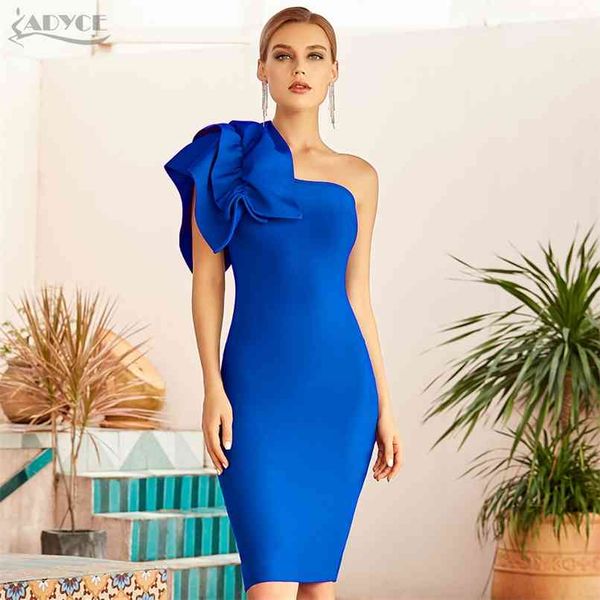 

summer one shoulder ruffles bandage dress women sleeveless mini club celebrity evening runway party dresses 210507, Black;gray