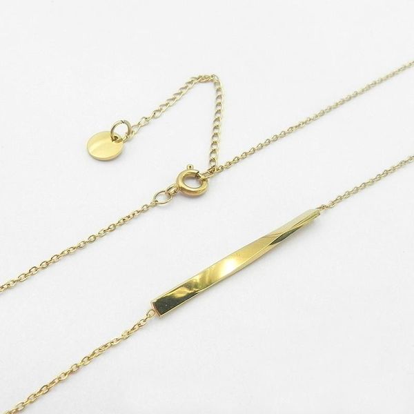 

gifts for the year stainless steel jewelry necklace women pendant necklaces, Silver