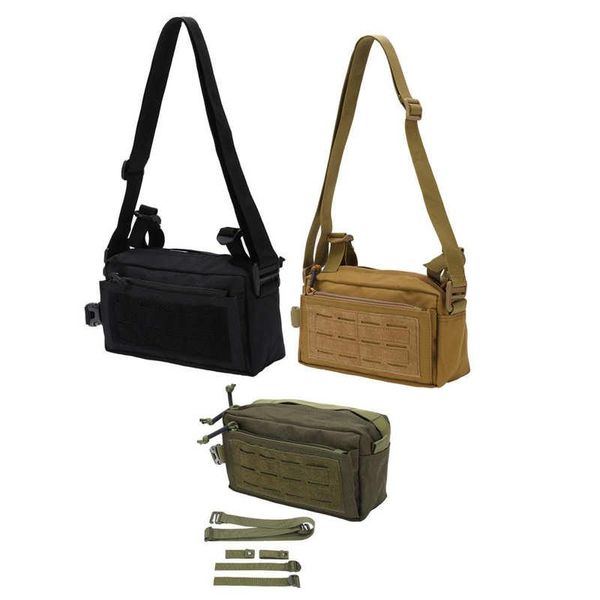 

outdoor bags molle waist pack shoulder bag pouch multi purpose detachable for