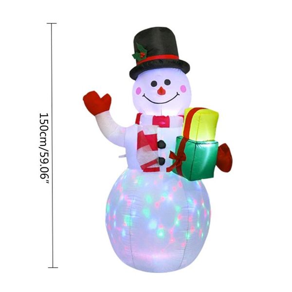 

illuminate inflatable snowman air pump model airblown dolls toys decor party decoration