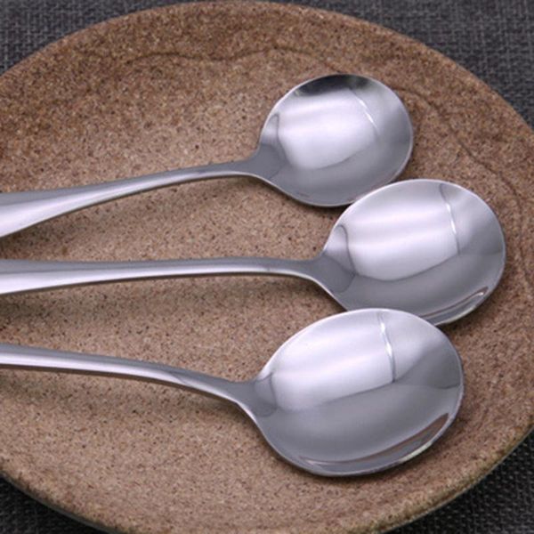 

spoons round soup for kids aduls stainless steel dishwasher safe spoon