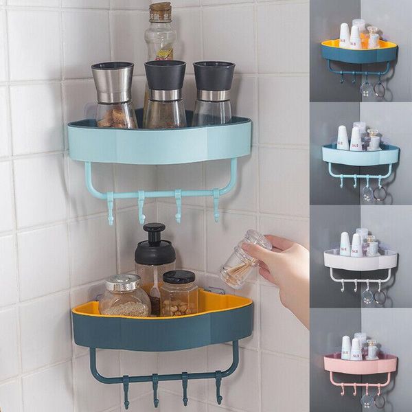 

bathroom storage & organization nordic style shower caddy shelf corner wall hanging holder kitchen organize rack holders