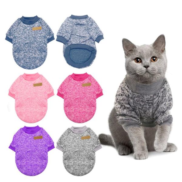 

cat costumes warm sweater clothing autumn winter pet dog clothes for small dogs cats chihuahua pug yorkies kitten outfit coat costume