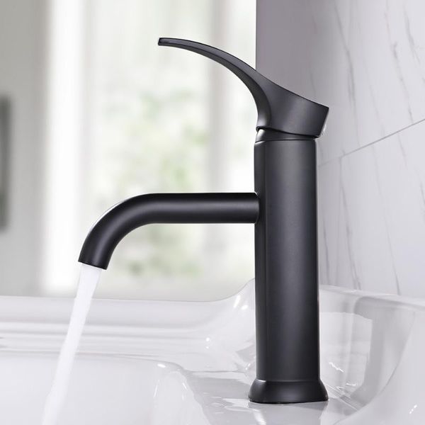 

bathroom sink faucets basin faucet brass taps contemporary single handle mixer tap and cold water wash black
