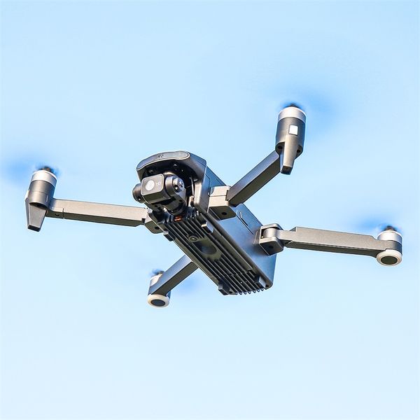 Arrivo KF100 PTZ 4K 5G WiFi Telecamera elettrica GPS Drone Obiettivo HD Mini droni Trasmissione in tempo reale FPV Doppia fotocamera Pieghevole RC Quadcopter Giocattolo