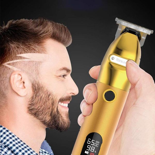 

professional barber hair clipper led lcd screen washable electric rechargeable machine trimmer for men clippers