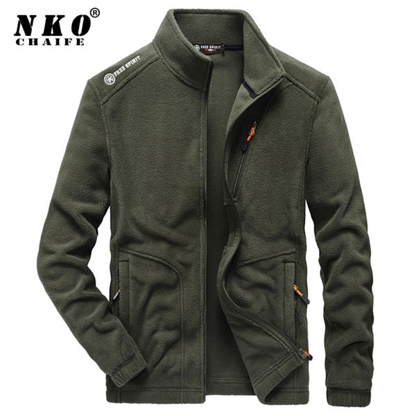 

chaifenko 2021 new winter fce parka coat casual bomber military outwear spring thick warm tactical army et men, Black;brown