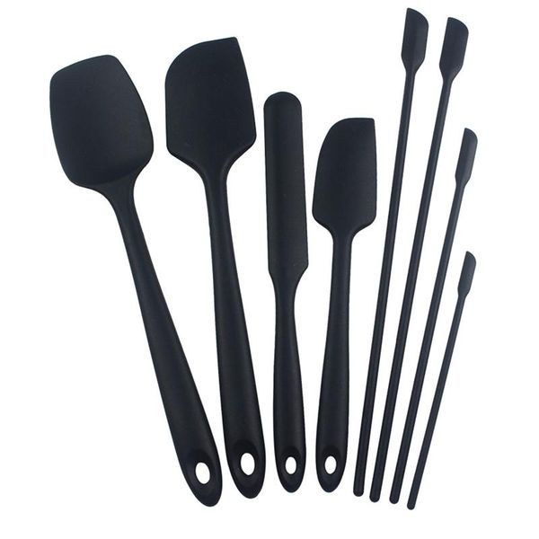 

baking & pastry tools 8pcs silicone spatula set,dishwasher safe heat resistant kitchen utensils for cooking cake