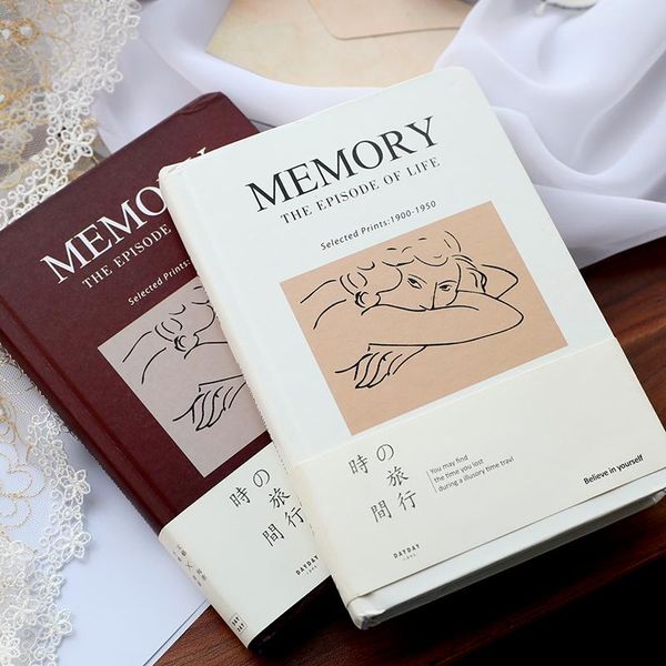 

yisuremia 114 sheets memory vintage literary notebook thickened a5 2021 agenda journals diary notepad school office stationery notepads, Purple;pink