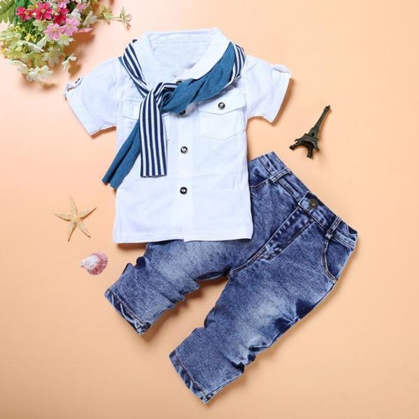

clothing sets summer kids short sleeve t shirt boys girls fashion funny tees outfits toddler casual o-neck cute t-shirts est, White