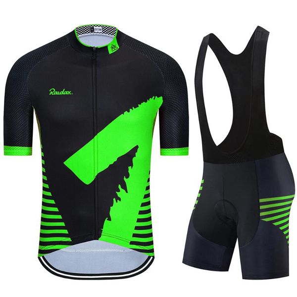 

racing sets raudax 2021 men short sleeve cycling jerseys summer breathable bicycle uniform highway mtb bike ropa ciclismo quick dry, Black;blue
