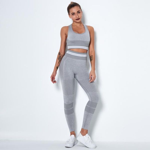 

knitted seamless yoga set hollow hip-lifting sport -selling sports wear for women gym outdoor fashion sportswears outfit
