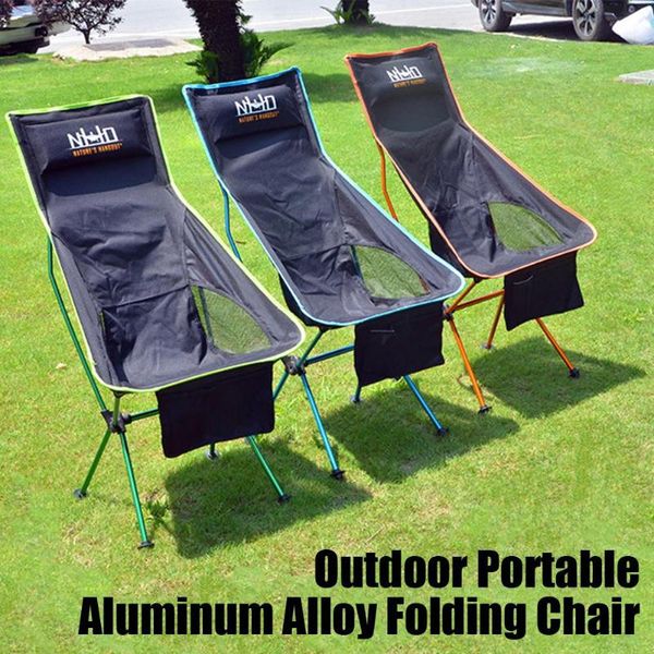 

portable collapsible chair fishing camping bbq stool folding extended hiking seat ultralight furniture accessories