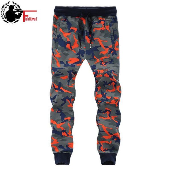 Homens de suor calças baggy camuflagem camuflagem sweatpants inverno quente velo camo calças elástica cintura masculina plus tamanho 8xl grande alto 7xl 210518