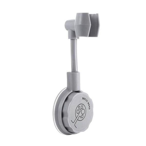 

hooks & rails 1pc universal shower head holder base with spout 360 degree rotation no drilling bathroom