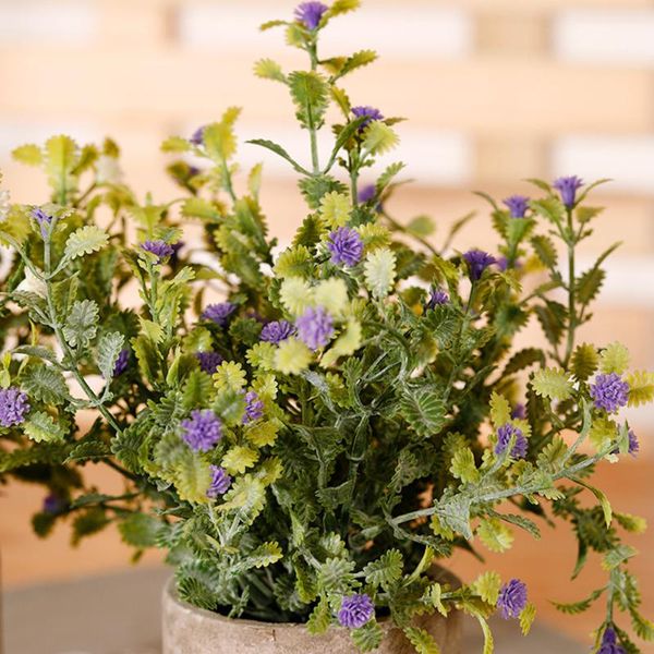 

office desk home decor indoor el artificial plants in pots centerpiece bonsai faux wedding party ornament bathroom garden decorative flowers