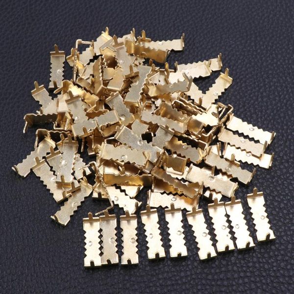 

hooks & rails 100pcs serrated hook picture oil painting mirror frame hanging (golden)