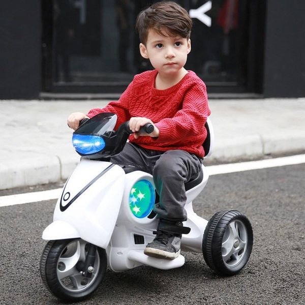 

gift sets children's electric tricycle toy car for boys and girls can be delivered by 1-6-year-old single drive