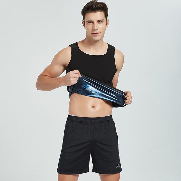 

running jerseys neoprene sweat sauna vest body shapers waist trainer slimming tank shapewear corset gym underwear women fat burn, Black;blue