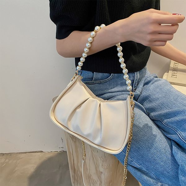 

women's luxurys sthis year's summer 2021 fashion bags pearl messenger and single shoulder bag