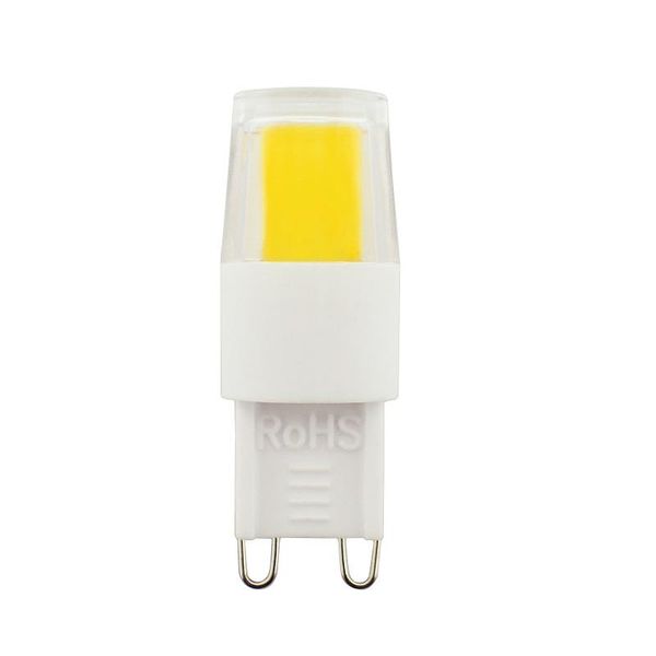 

bulbs 2w ac120/230 led light lamp g9 1508 1cob porcelain silicone 2pcs