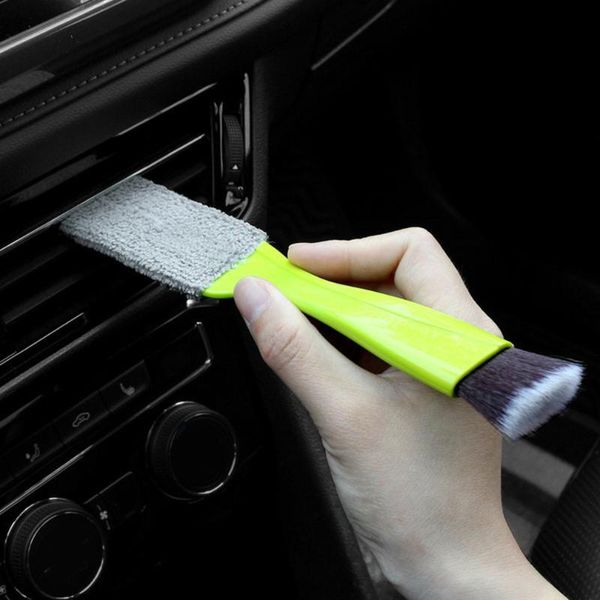 

car sponge cleaning brush air conditioning outlet soft dust multi-function interior tool