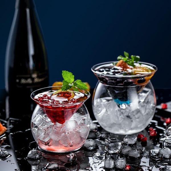 

wine glasses vibrato with the same crystal cocktail glass margaret molecular creative personality split martini glasslb70309