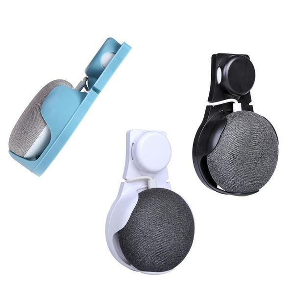 

computer speakers a9lc wall mount for goo-gle home mini /nest (2nd gen), outlet hanger compact holder case plug hides long cord