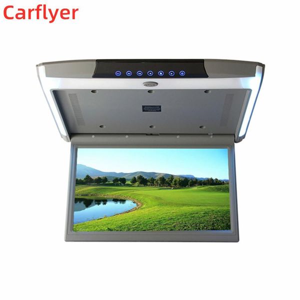 

car video 17.3 inch roof mp5 player 1080p hd ips screen monitor flip down touch button support usb/sd/hdmi/fm