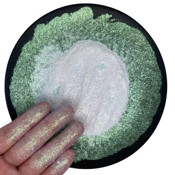 

nail glitter beautiful white chamelen pigment for diy epoxy resin craft soap making slime eyeshadow lip makeup dye bath bomb painting, Silver;gold